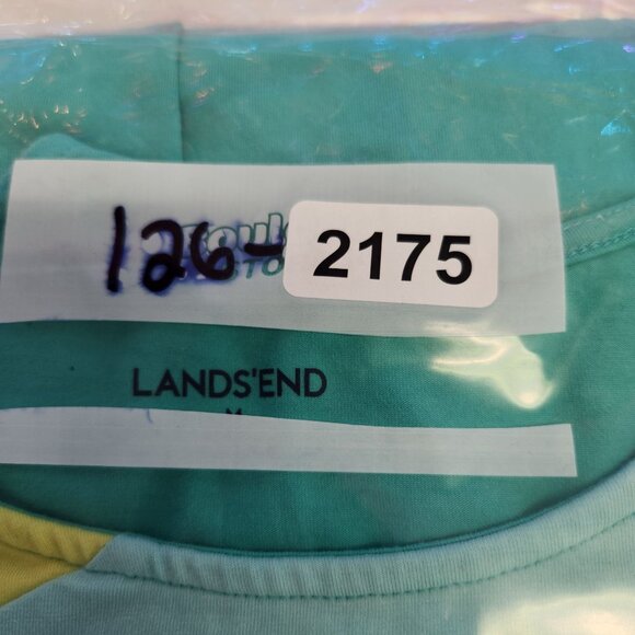 Lands End Girls 10/12 Rainbow Short Sleeve Pullover Dress 2175 - Picture 7 of 7